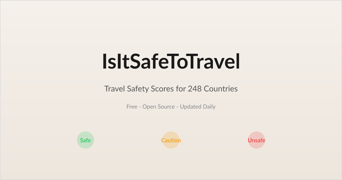isitsafetotravel.org image